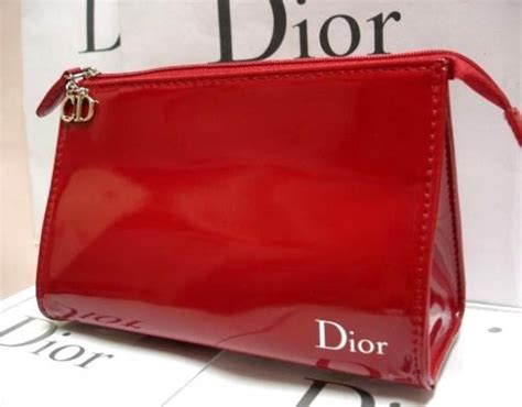 dior makeup bag red|free Dior makeup bag.